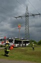 Schwerer Bus Unfall Koeln Porz Gremberghoven Neuenhofstr P041